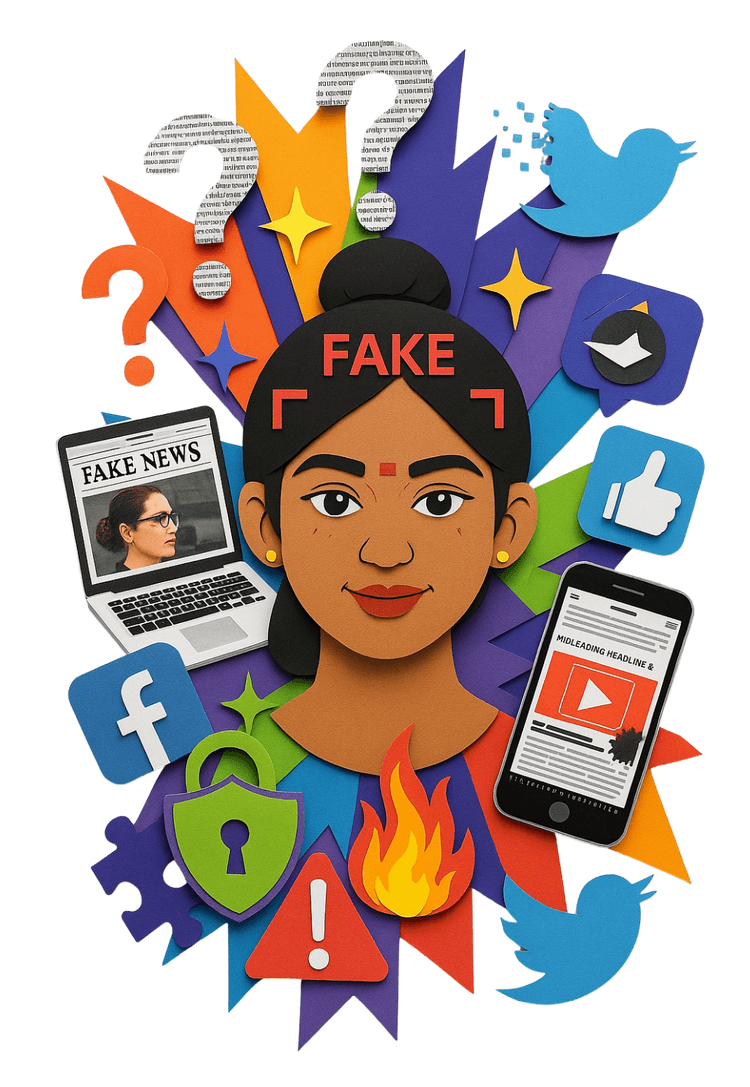 Deepfake literacy illustration